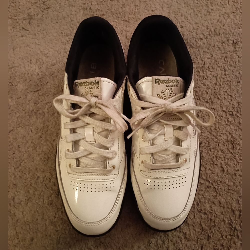 Reebok Cardi B Club C Double Women Size 9 Tennis Shoes White 2020 H69078 PRE-OWN - Picture 2 of 6